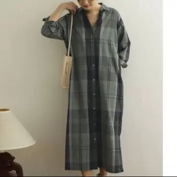 URBAN RESEARCH DOORS 체크 셔츠 원피스