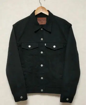 블랙 데님 자켓