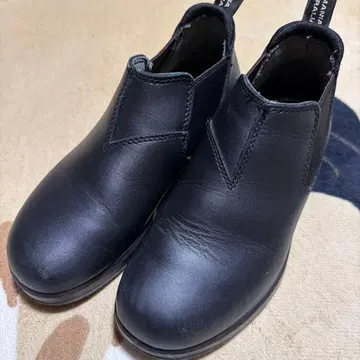 블런드스톤 블랙 사이드 고어 부츠 로우컷