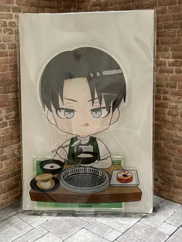 쥬쥬카르비 x 진격의 거인 미니 캐릭터 BIG 아크릴 스탠드 리바이