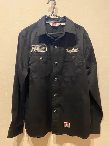 벤 데이비스 블랙 워크 셔츠 L 사이즈