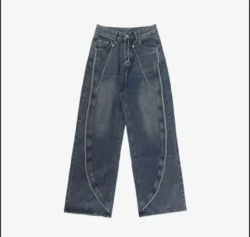블루 와이드 데님