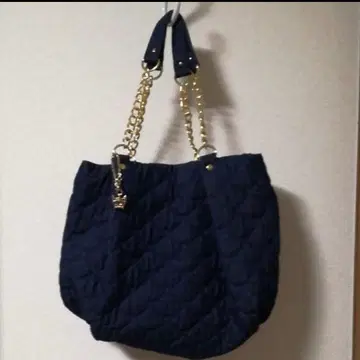 RODEO C.S. 네이비 퀼팅 백