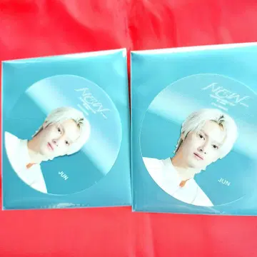 SEVENTEEN 원형 클리어 시트 JUN 2장 세트