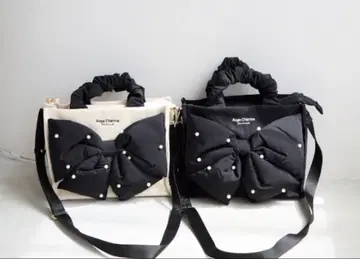 앙쥬 샤르메 블랙 리본 포함 숄더백 츠지 노조미