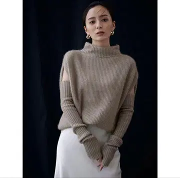 미사용 anuans 멀티 울 암워머 세트 니트 풀오버