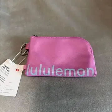 lululemon 룰루레몬 클리퍼블 카드 파우치 핑크