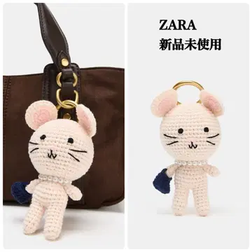 완판템 ZARA 마우스 참 키링 쥐 택 포함 새상품