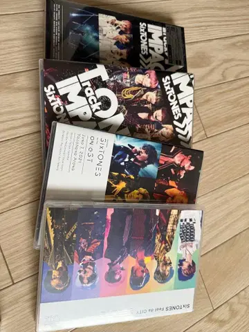 SIXTONES LIVE TOUR Blu-ray 4점 세트