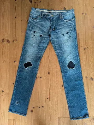 넘버나인 그런지 데님 슬림 5 x 32