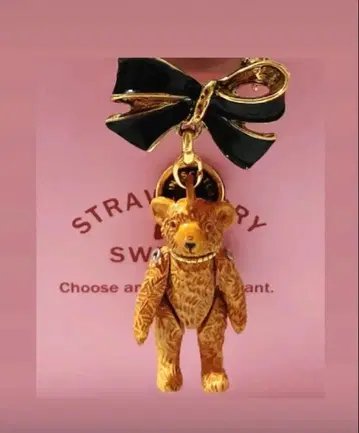 [메루카리 택배] HANTEL 미니어처 테디베어 브로치