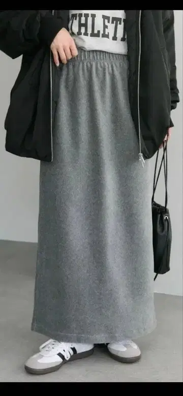 시착만 한 퓨어세신 스트레치 코르듀로이 스커트