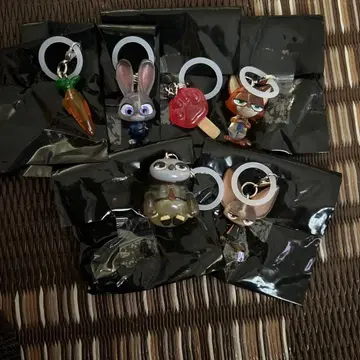 주토피아 메지루시 액세서리 6개 세트 [컴플리트