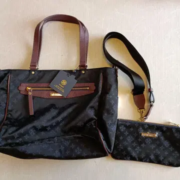 러셋 블랙 토트백 지갑 미니백 스트랩 포함