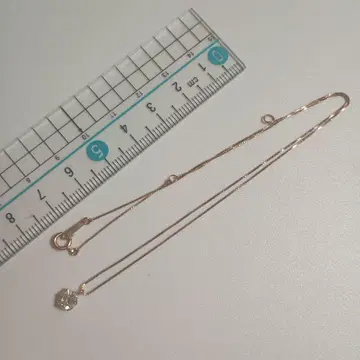 0.8 캐럿 다이아 핑크 골드 목걸이