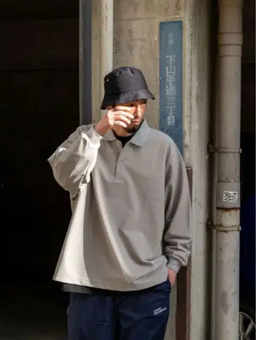 STRIPES FOR CREATIVE S.F.C 긴팔 피케 셔츠