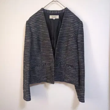 Sourire 노카라 자켓 스트라이프 15호 입학식