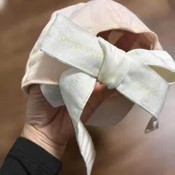 adidas 리본 포함 야구 모자 핑크