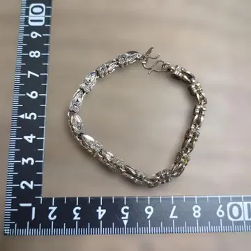 플라워 모티브 실버 팔찌 실버 925