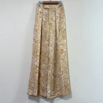 FRAY ID 프린트 새틴 이지 팬츠