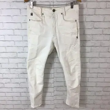 12.24 h376 지스타로우 팬츠 화이트