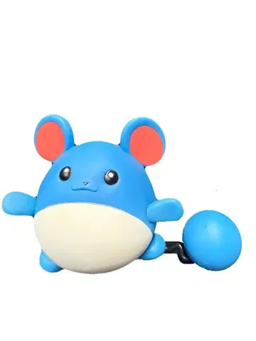 TOMY 1999 마릴 디럭스 피규어 타미힐피거 포켓몬 소프트 비닐