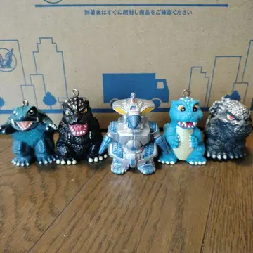 특촬물 고질라 키링 5체 세트