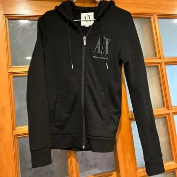 아르마니 익스체인지 블랙 후드티 XS