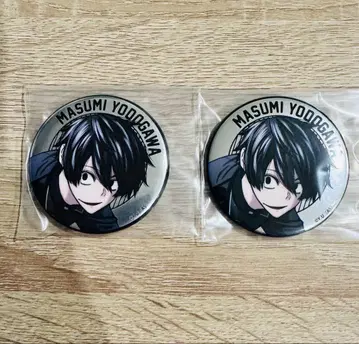 도겐안키 요도가와 마스미 메탈릭 캔뱃지 파보테리아 원작 그림