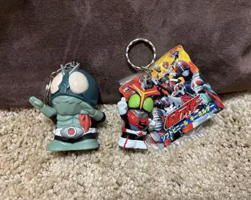 가면라이더 소프트 비닐 키링 세트 가면라이더 구 1호 스트롱거