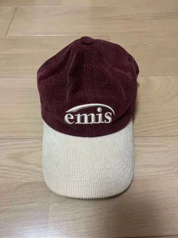 emis 코듀로이 야구 모자