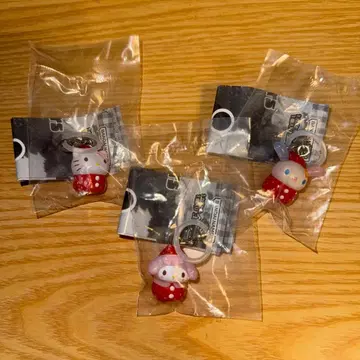 산리오 캐릭터즈 딸기 메지루시 액세서리 3종 세트