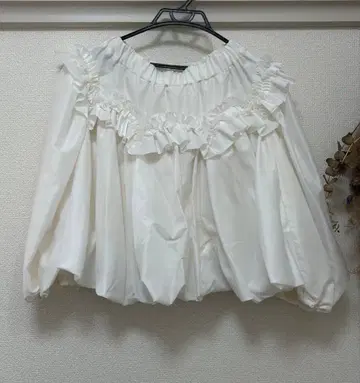 noir kei ninomiya 2way 프릴 벌룬 셔츠 & 스커트 S