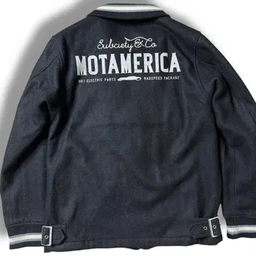 M subciety 바시티 자켓 블랙 검정 자켓 블루종