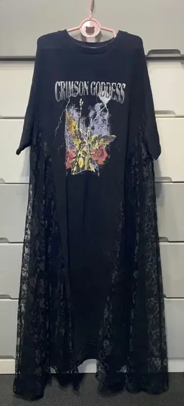 jouetie 블랙 롱 원피스