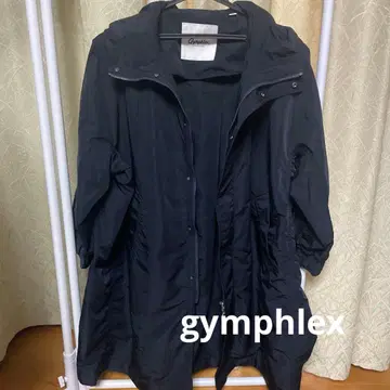 gymphlex 스프링 코트 8부 소매 다크 네이비