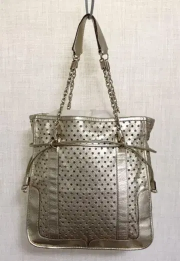 케이트 스페이드 토트백 숄더백 골드 가죽 체인