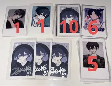 가수 제크로 폴라로이드풍 트레이딩 카드 묶음 판매