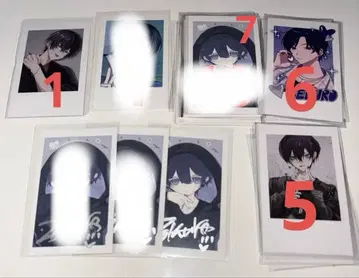 가수 제크로 폴라로이드풍 트레이딩 카드 묶음 판매