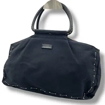 agnes b 에네스베 핸드백 블랙 스티치