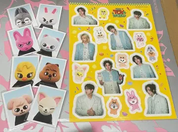 SKZ TOY WORLD 봉입 스티커 skzooID 사진
