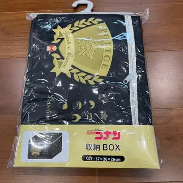 명탐정 코난 지퍼 수납 박스 경찰 수첩풍