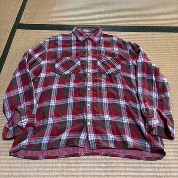 HIDE AND SEEK 플란넬 셔츠