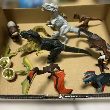 공룡 피규어 세트 10체 아니아 가챠 쥬라기 월드