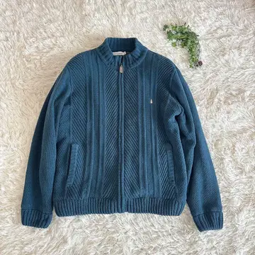 새상품급 허시파피 집업 자켓 가디건 그린