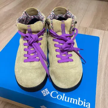 컬럼비아 스웨이드 가죽 트레킹 슈즈