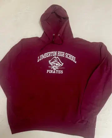 빈티지 해적 Hanes 후드티 XL