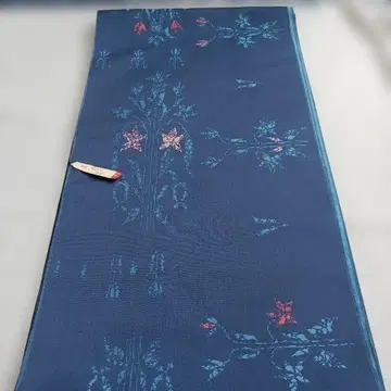 니시진 비단 오메시 네이비 컬러 옷감 순수 실크 리메이크 원단