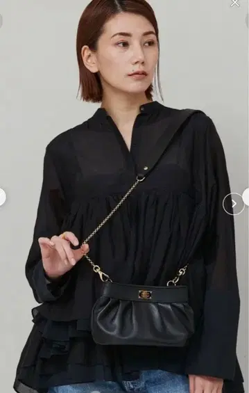 새상품급 시타 파란티카 캘런솔로지 별주 숄더백 블랙