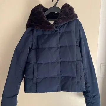 디스코트 퍼 다운 자켓